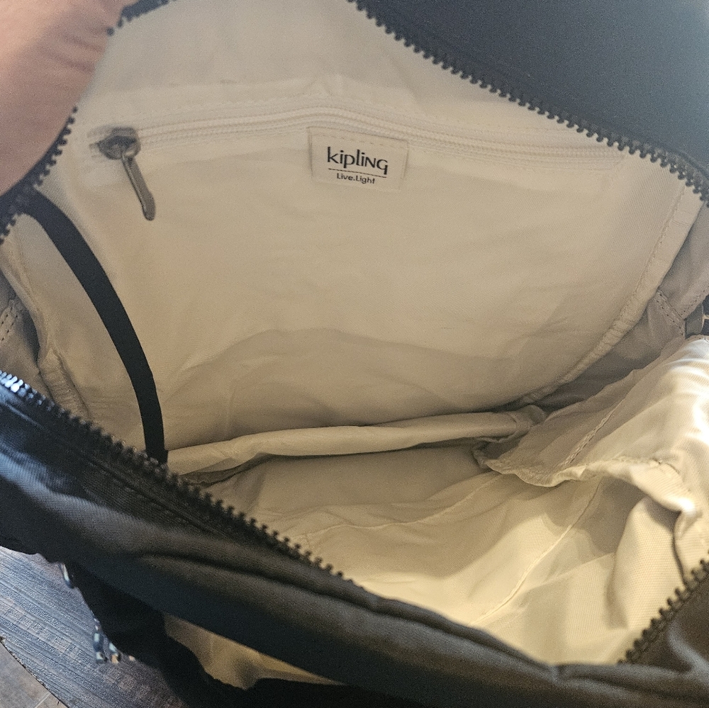 Kipling City Pack Medium Backpack Black Water Res… - image 3